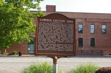 Lummus Cotton Gins historical marker - Digital Library of Georgia