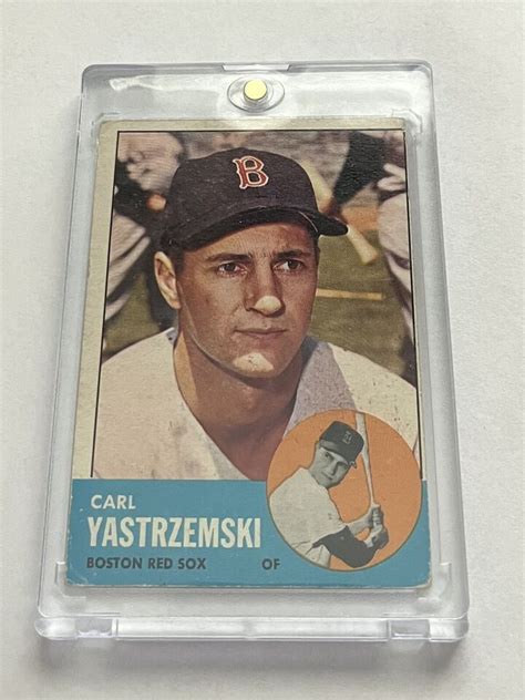 Topps Set Break Carl Yastrzemski Ex Hof Triple Crown Ebay