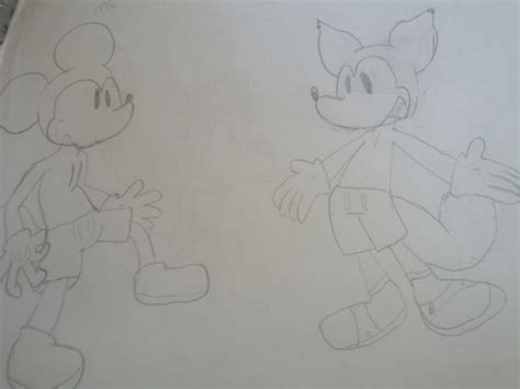 Mickey Meets Foxy By Drjoshfox On Deviantart