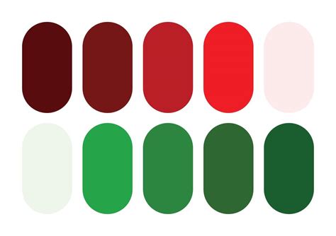 A Dynamic Red and Green Color Palette 41638385 Vector Art at Vecteezy