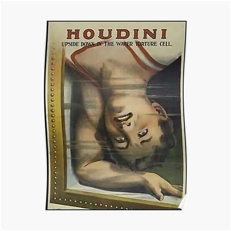 Harry Houdini Water Torture Cell Escape Artist Magician The Great