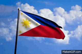 Philippine flag by the wind on Make a GIF