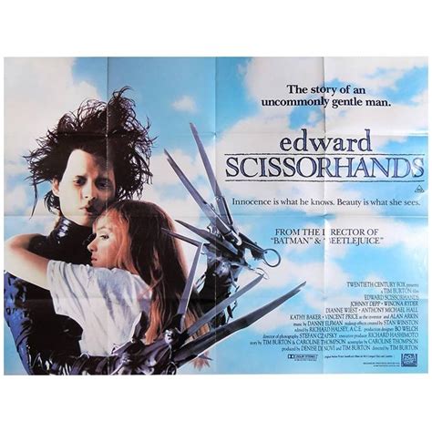 Edward Scissorhands 1990 U S One Sheet Film Poster At 1stdibs