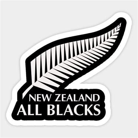 blacks sticker  blacks rugby decal classic design rugby