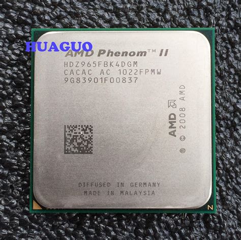 Amd Phenom Ii X Ghz Quad Core Cpu Processor Hdz Fbk Dgm