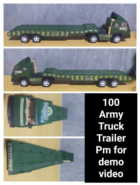 Army Truck Trailer, Hobbies & Toys, Toys & Games on Carousell