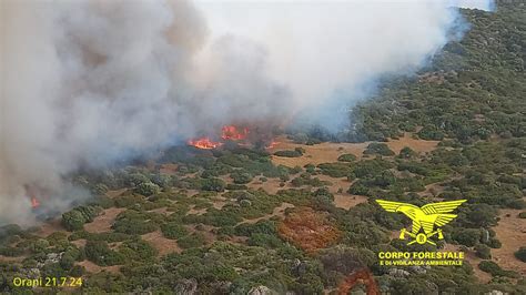 Sardegna Devastata Dal Fuoco Il Triste Record Di Ben Venti Incendi