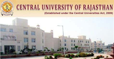 Central University of Rajasthan Admission 2025: Check Entrance Exams ...