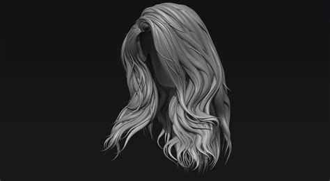 Hair D Model Cgtrader