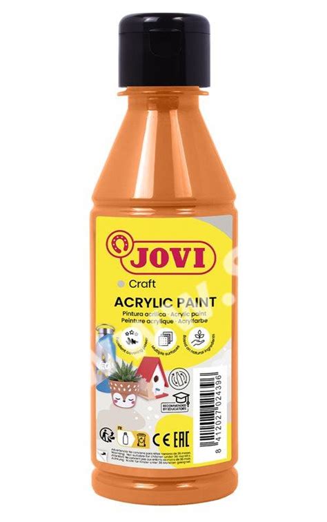 Akrylová barva DECOR AKRYL 250 ml oranžová SEVT cz