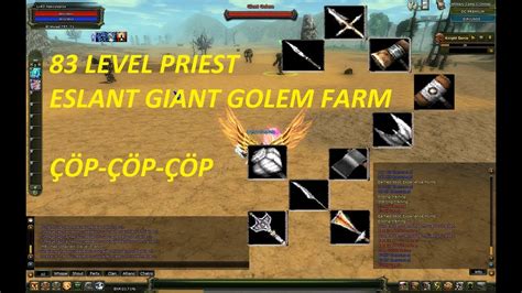 Giant Golem Farm ESLANT Knight Online Farm 2019 83 Lvl BP YouTube