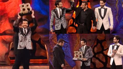 Bigg Boss 18 Winner Karan Veer Mehra Lifts The Trophy With Rs 50 Lakh