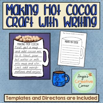 Making Hot Cocoa Craft With Writing By Angie S Creative Corner TpT