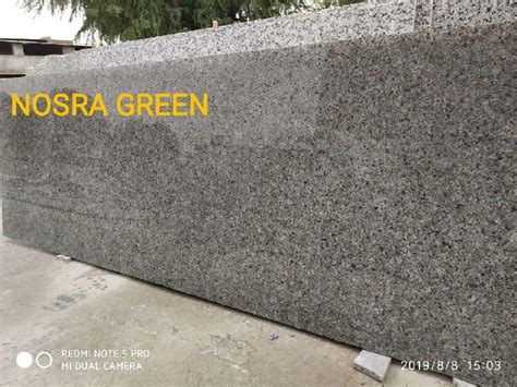 Polished Nosra Green Granite Slab For Hotel Kitchen Office