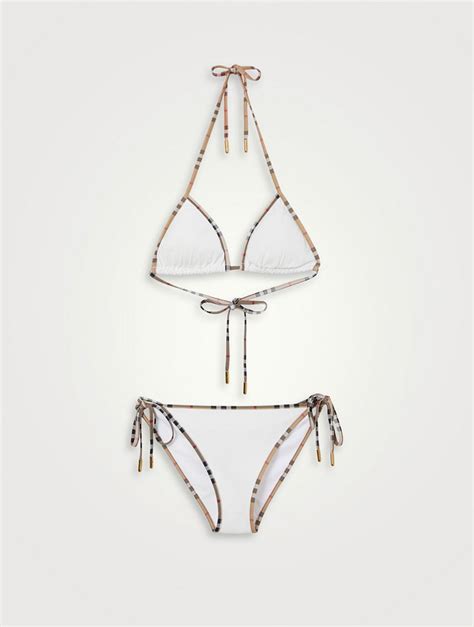 Burberry Check Trim Bikini Holt Renfrew