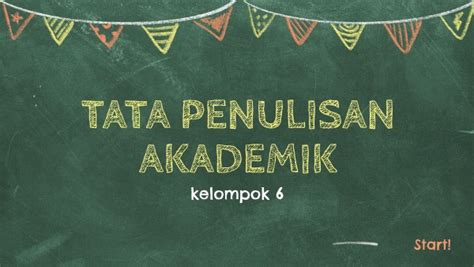 Tata Penulisan Akademik