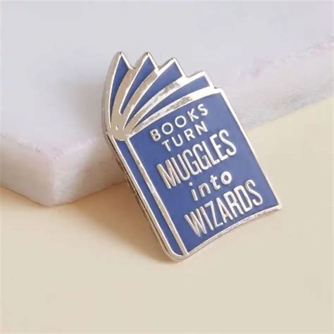 Enamel Pin Turn Muggles Into Wizards Books Harry Potter DISCONTINUE