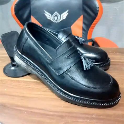 SULTAN STORE Sepatu Pria Slip On Loafers Formal Kulit Sapi Series Oscar