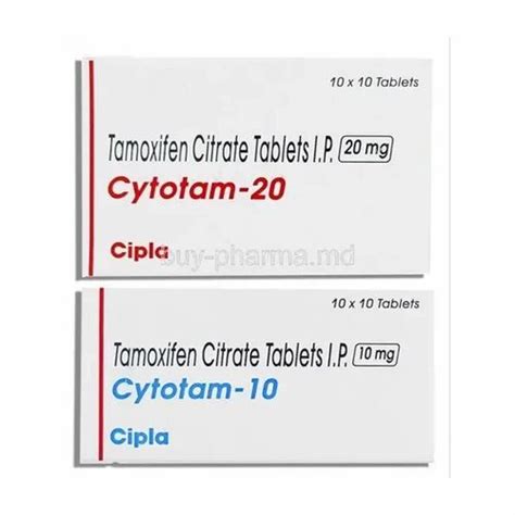 Tamoxifen Cytotam 20 Mg Tablet Cipla 10 Tab At Rs 50 Stripe In Nagpur