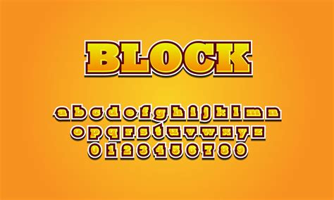 block font alphabet 3031159 Vector Art at Vecteezy