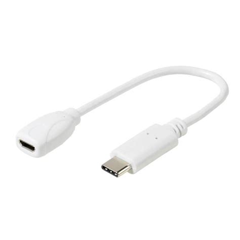 Adapter USB Type-C™ to micro USB, 0,1m - Vivanco
