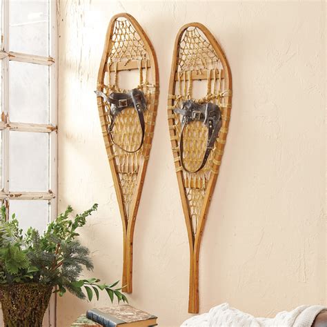 Ski Lodge Decor & Decorative Snowshoes | Black Forest Décor