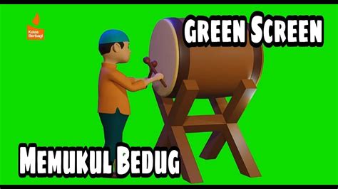 Free Download Green Screen Animasi Bedug Lebaran Takbiran Youtube