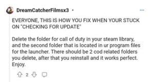 COD Modern Warfare 2 Checking For Update Crashing Issues