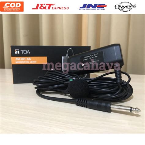 Mic Imam Toa Original Zm Microphone Clip On Asli Toa Mic