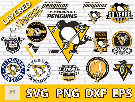Pittsburgh Penguins Logo NHL Hockey SVG/ cut file for cricut | Etsy