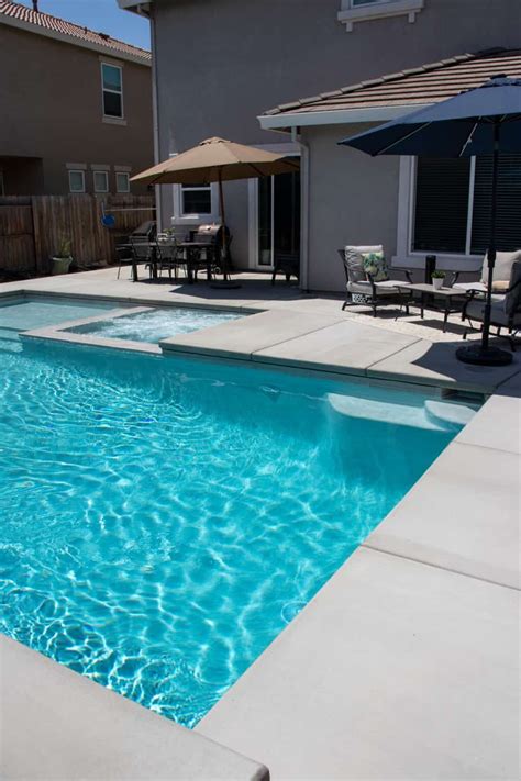 Rectangular pool with spa all the details on my swimming pool – Artofit