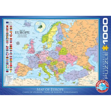 Puzzle Pi Ces Carte D Europe Eurographics Rue Des Puzzles