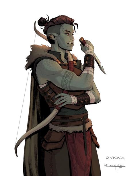 D D E Half Orc Ranger Guide Sage Gamers