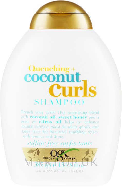 Ogx Coconut Curls Shampoo Curly Hair Shampoo Makeupuk