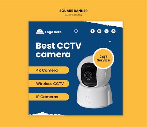 Free Psd Cctv Security Template Design