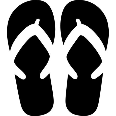 Flip Flop Silhouette SVG - svgcollections.com