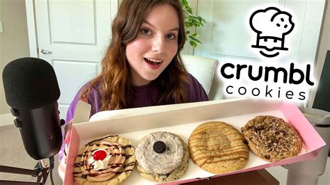 Asmr Crumbl Cookies Mukbang And Review 🍪 Youtube