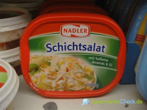 Nadler Schichtsalat Preis Angebote Kalorien Nutri Score