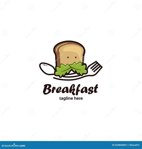 Breakfast logo template stock illustration. Illustration of kitchen ...