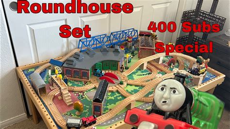 Roundhouse Set Review 1997 Thomas Wooden Railway Youtube