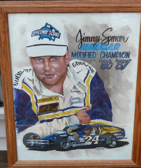 Jimmy Spencer NASCAR Modified Champ Mr. Excitement Painting