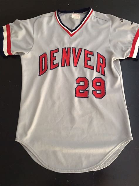 Denver Bears Minor League Baseball Jersey 1980s Authentic 29 Sports