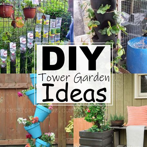 26 DIY Tower Garden Ideas For Home - All Sands