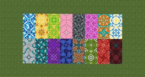 Terracotta Patterns Minecraft Glazed Terracotta Pillars Qyhg