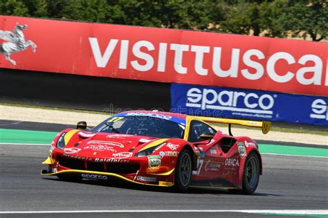 Scuderia Baldini Ferrari Gt En Pista Foto De Archivo Editorial