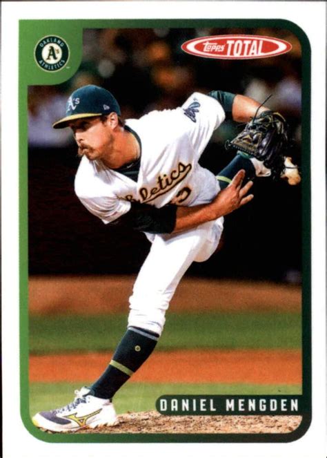 Amazon Topps Total Baseball Wave Daniel Mengden