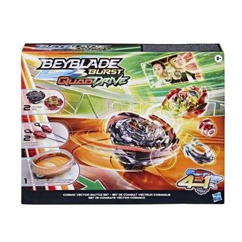 Arena De Batalha Beyblade Hasbro Cosmic Burst Quad Drive Pião De