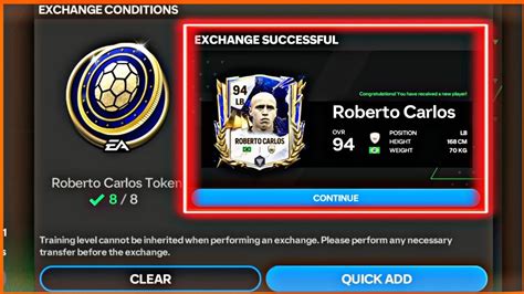 Do This Now To Claim 94 OVR Roberto Carlos Icon Exchange In FIFA MOBILE