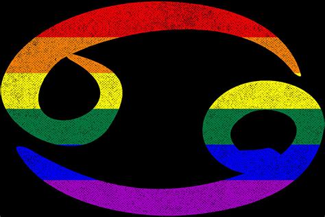 Lgbt Gay Pride Flag Cancer Zodiac Sign Digital Art By Patrick Hiller