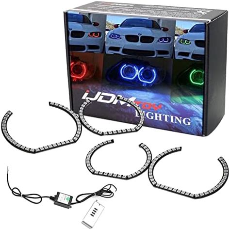 Amazon Ijdmtoy K Xenon White Smd Led Angel Eyes Halo Ring